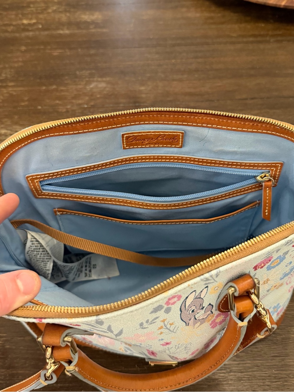 Dooney & Bourke Disney World Epcot Flower & Garden 2023 Snow White Satchel - Picture 8 of 9